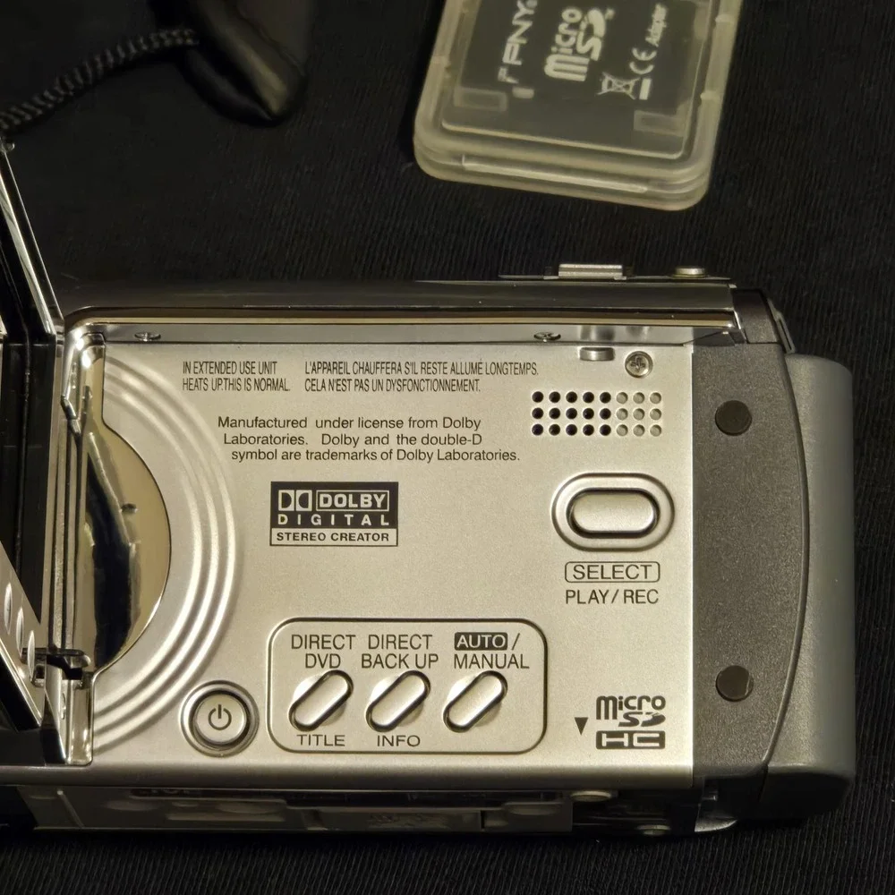 JVC Everio‎ GZ-MG335HU Hybrid 30GB HDD 35x Optical Camcorder Tested Works Bundle